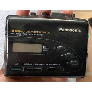 Panasonic XBSAuto Reverse RQ-V200 Walkman Test Works Great No Headphones